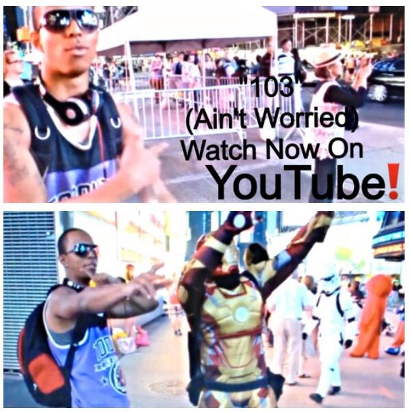 Blackman103's tweet image. youtu.be/tq4XUFyaJrM #KeepIt103 [Music Video] Blackman103 - 103 (Aint Worried) ft. @dubla_37