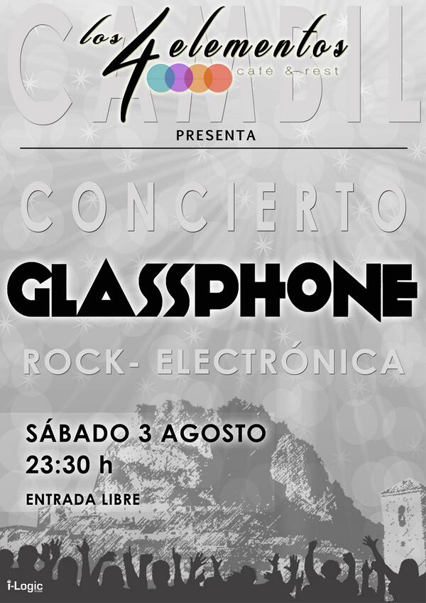 LOS4ELEMENTOS1's tweet photo. Este sábado día 3 de agosto...concierto!!! http://t.co/qMEiYTm7zE