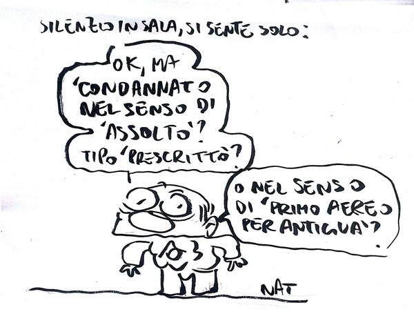 'COLPEVOLE' In che senso scusi? #sentenzamediaset