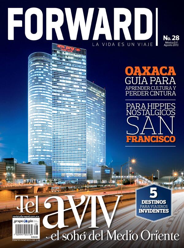 bleublancmx's tweet photo. Agosto 2013 en @Revista_FORWARD #TelAviv en portada http://t.co/utvM9jZztV