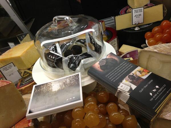 truffledealer's tweet photo. Our truffles now available at David Jones Food halls! @DavidJonesStore
#truffle http://t.co/4fjbs3zQDr