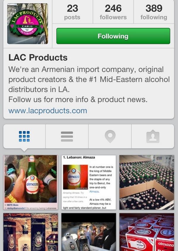 If you're on Instagram, go ahead and please follow my family business on there. Search-lacproducts