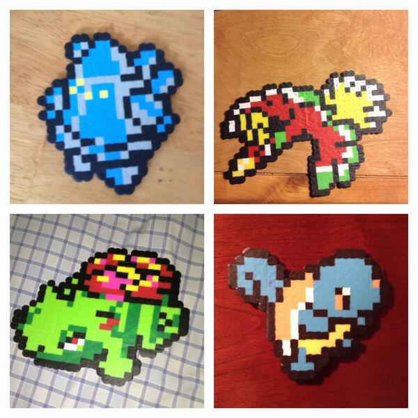 Don't forget to tweet @TheSaltyAlty if you are interested in purchasing an 8 bit Pokémon perler bead design!