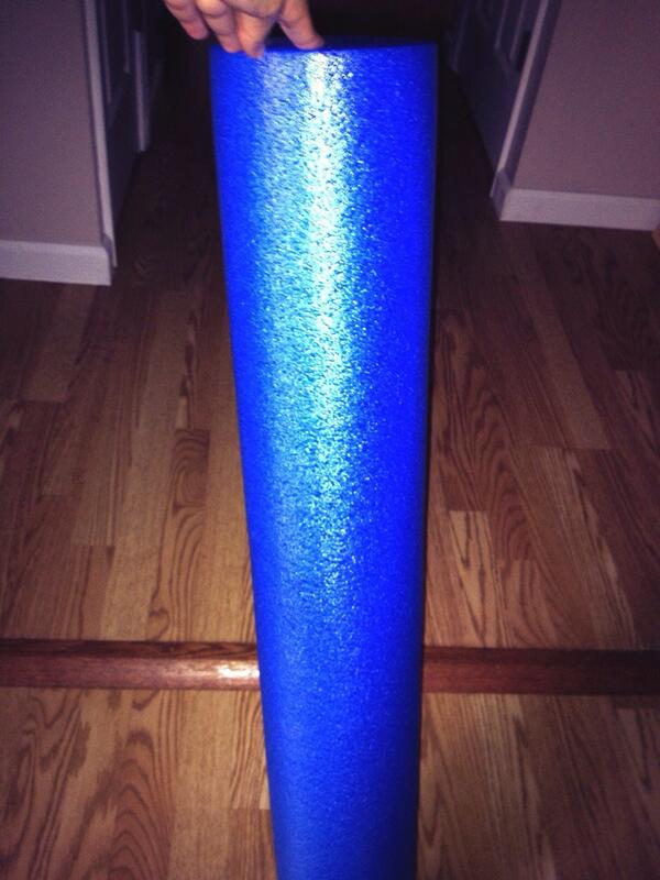 HenitsHappening's tweet image. #devilstick aka #foamroller.... #runningproblems ... Pains of #halfmarathontraining