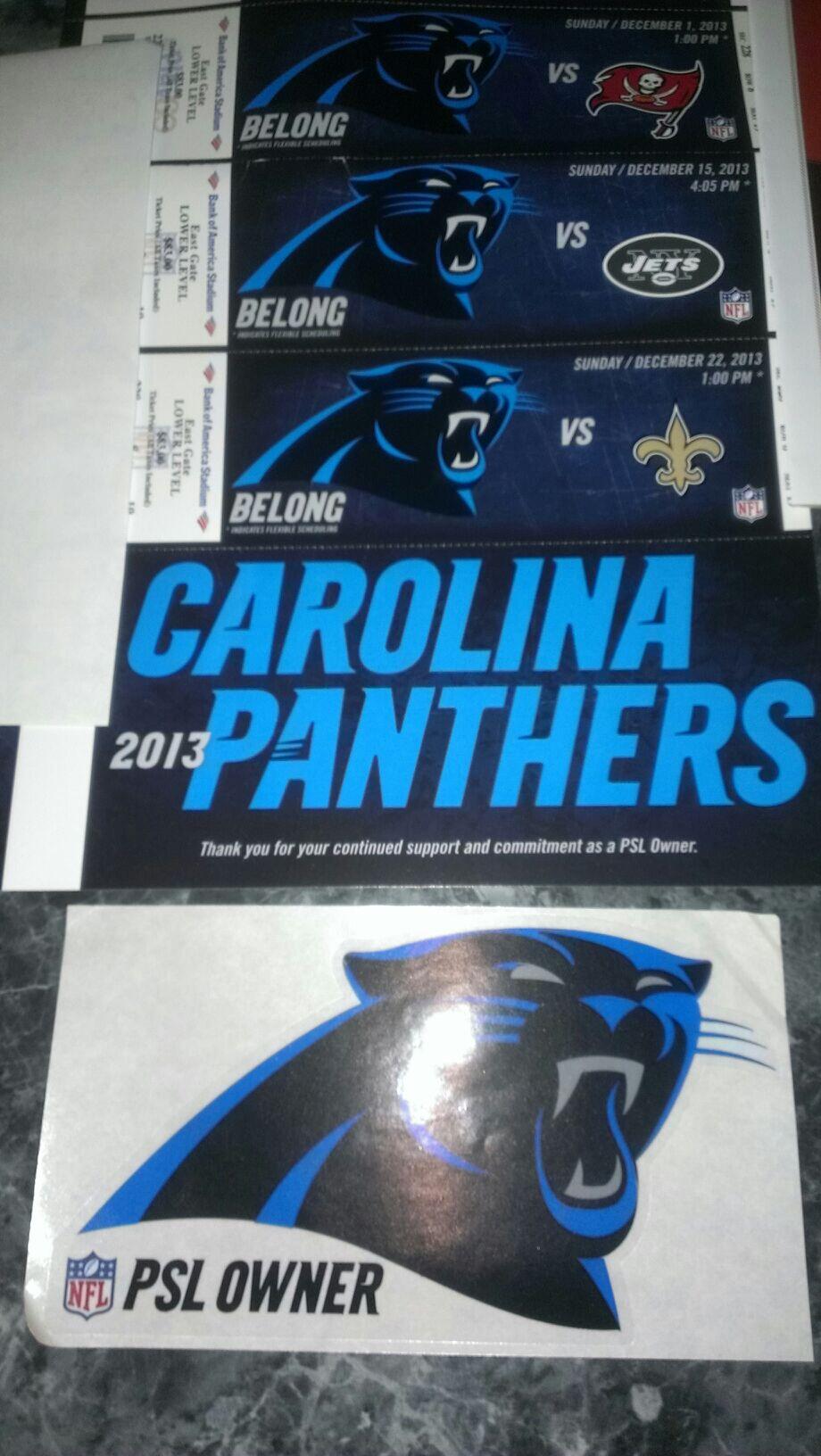 Darren Rovell on X: 'Carolina @Panthers Season Ticket Holder Gift