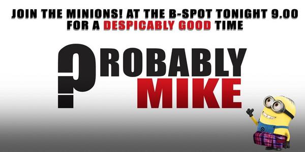 Probably_Mike's tweet photo. @AI_Riviera Gig tonight, The B-Spot Nice 9pm with local Scottish singer Probably Mike, all welcome #whatsonguide http://t.co/9pOGcIExbq