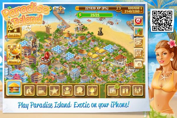 Start playing Paradise Island: Exotic on iPhone gigam.es/istw_island #iphone #iphonegames #gameinsight