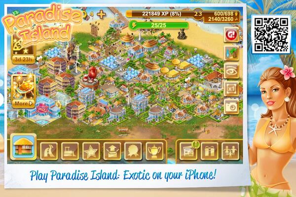 Start playing Paradise Island: Exotic on iPhone gigam.es/istw_island #iphone #iphonegames #gameinsight