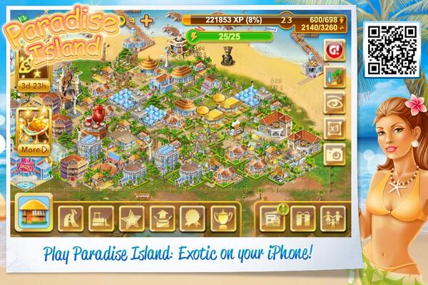 Start playing Paradise Island: Exotic on iPhone gigam.es/istw_island #iphone #iphonegames #gameinsight