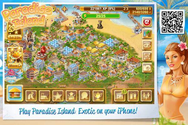 Start playing Paradise Island: Exotic on iPhone gigam.es/istw_island #iphone #iphonegames #gameinsight