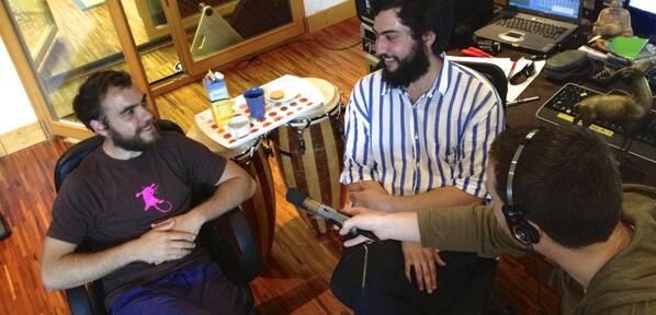 Proberaumbesuch bei koenigleopold-gleich im ö1-Kulturjournal