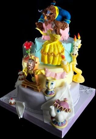 美女と野獣のケーキ♡