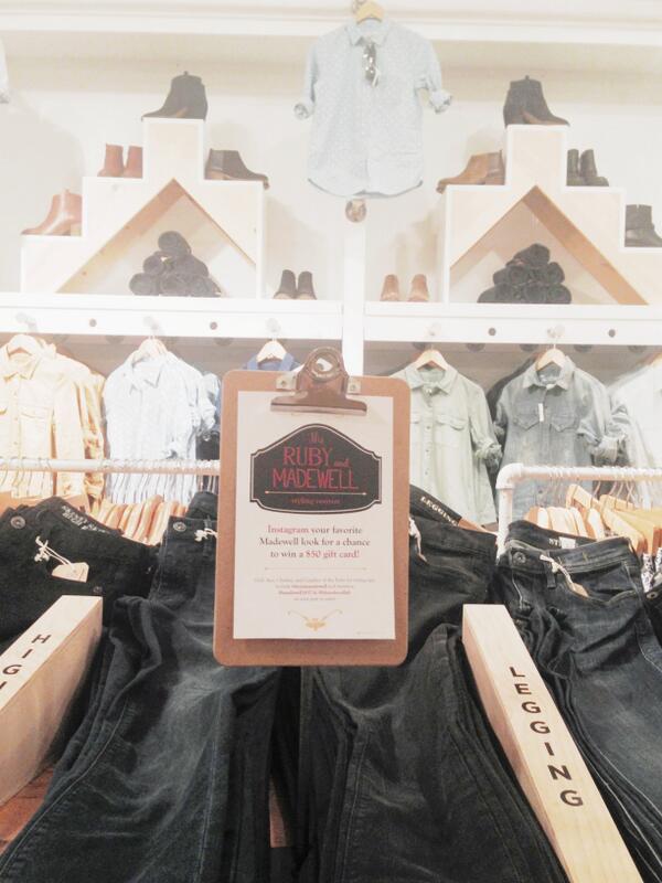 Fabulous time last night drinking bubbles &amp; shopping with <a href="/TheRubyCollab/">The Ruby</a> ladies. Thanks <a href="/madewell1937/">madewell</a> for hosting!