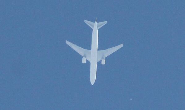 Blue Panorama Boeing 767 EI-FCV at 41,000ft on 2nd Aug 2013