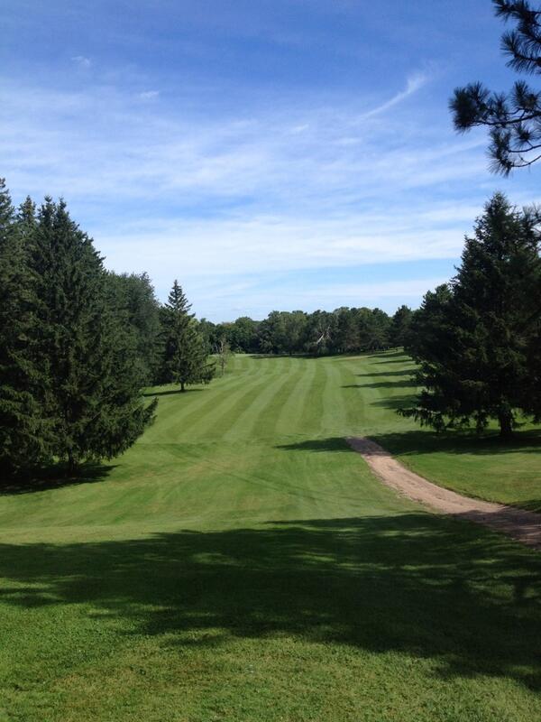 SVGC hole #1 all set for the S.E.H. company outing!