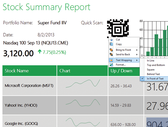 txtextcontrol's tweet image. Isn&apos;t that a beautiful screenshot? Text Control Reporting with #sparklines.