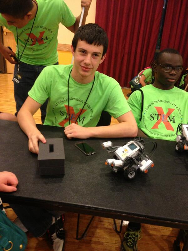 #nfbstemx Robotics students are demonstrating their rescue robots to save  people