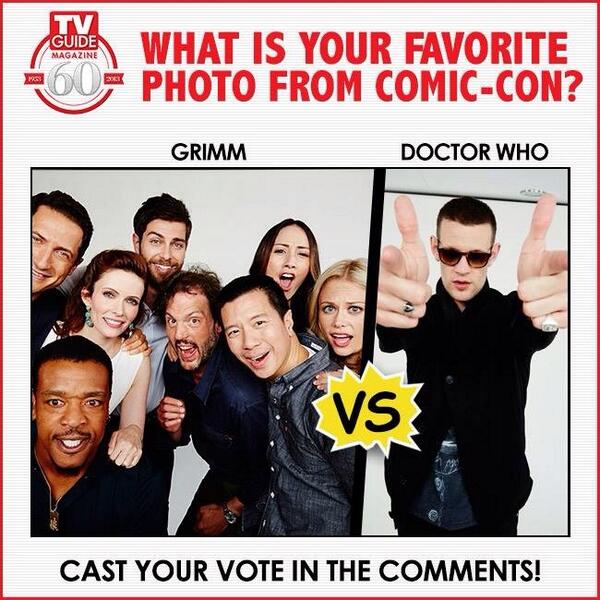 #GRIMMSTERS!!!! We have made it to the what? The FINALS!! C'mon now...one last time...vote at facebook.com/TVGuideMagazine