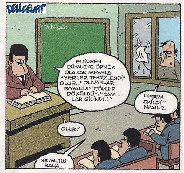 EDİLGEN CÜMLEYE ÖRNEK :D