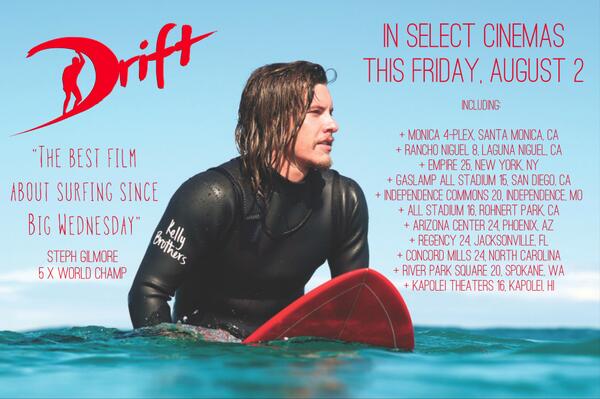 Catch my mate's flick, in cinemas today. #Drift