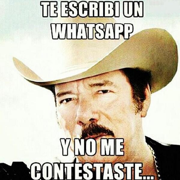 te escribi un whatsapp y no me contestaste