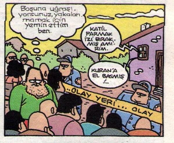 Kuran'a el basmış .D