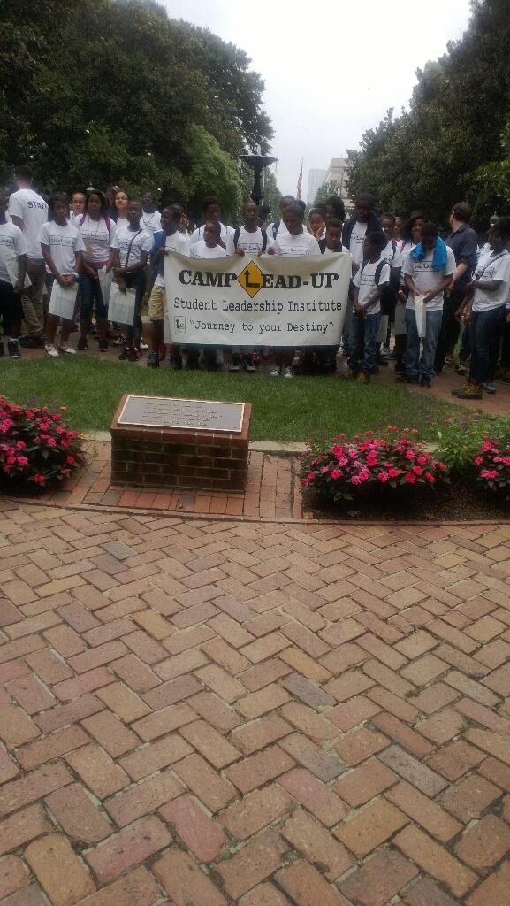 CampLeadUp's tweet photo. Saying our goodbye's to William -Peace University #CLU http://t.co/8IuL0h6HFC