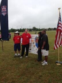 IndyEleven's tweet photo. Opening ceremonies with @MayorBallard  at the annual Mayor's Latino Soccer Cup! http://t.co/ROsZ3gscmd