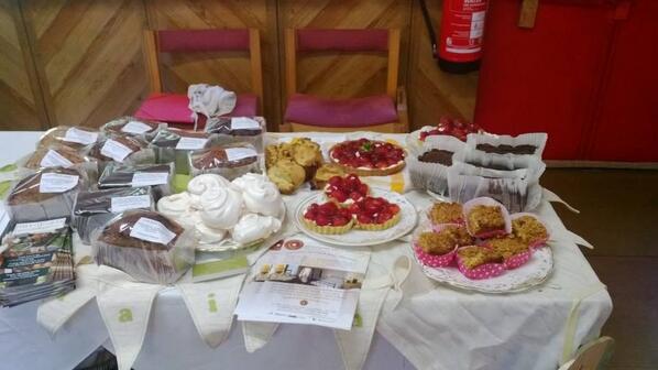 Been at Milnsbridge today selling my homemade cakes