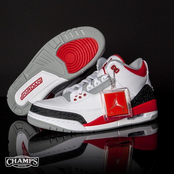 champs red jordans