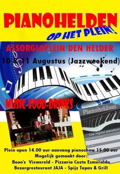 D_Kleine's tweet photo. Superweekend in aantocht! #jazzweekend in aantocht met de #pianohelden op het Assorgiaplein! #denhelder RT=top! http://t.co/M5GBn1JZpe