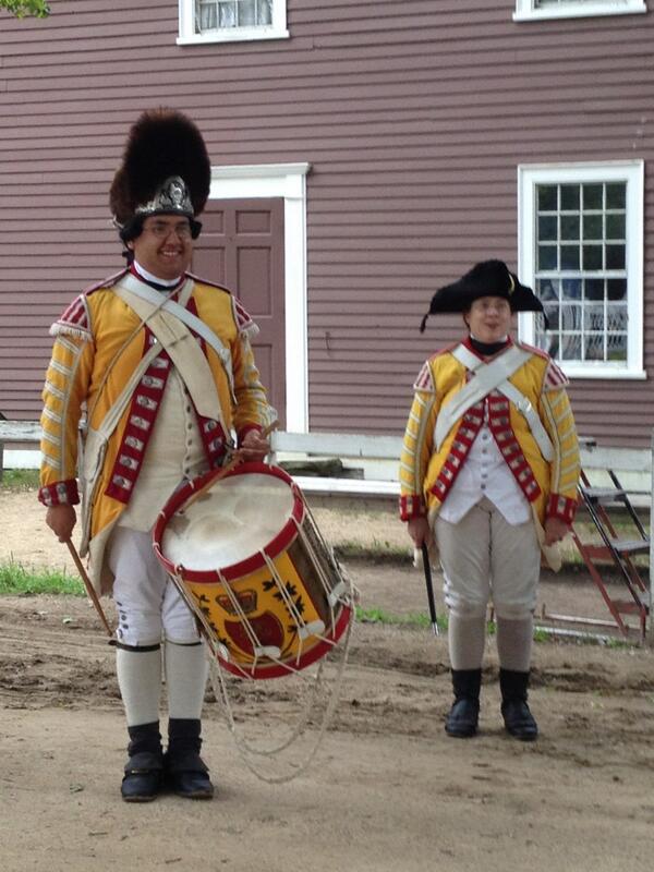 PortalClan's tweet photo. Redcoats &amp; Rebels today at Old Sturbridge Village.  Regimental music http://t.co/fNntXtFjVU