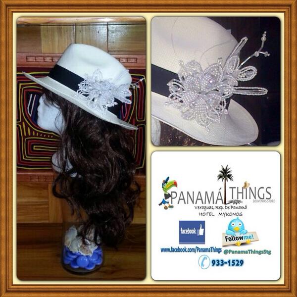 PanamaThingsStg's tweet photo. #sombreros  #panamahats  adornado con #tembleques #pollerapanameña  #panamathings #Panamá by @GeanelliElena http://t.co/d1E1A64xC7