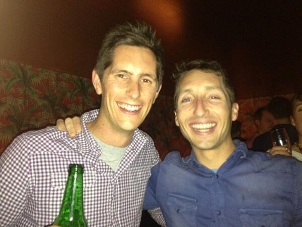 lmeyrick's tweet image. Good to catch up with the great @James_L_Bennett tonight. Happy birthday @PatrickStackFOX #stackman