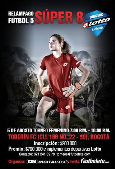 Esta semana, un nuevo #torneolotto, pero esta vez femenino. En Bogotá! Agosto 5 http://t.co/0QB9ZluiFe http://t.co/lHmYvG4BJE