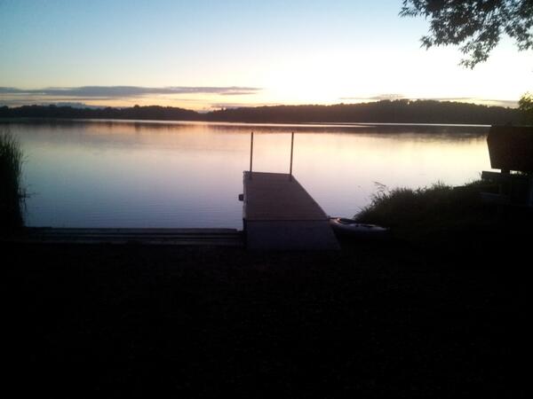 Being accustom to waking up at 4:45 has it's perks!