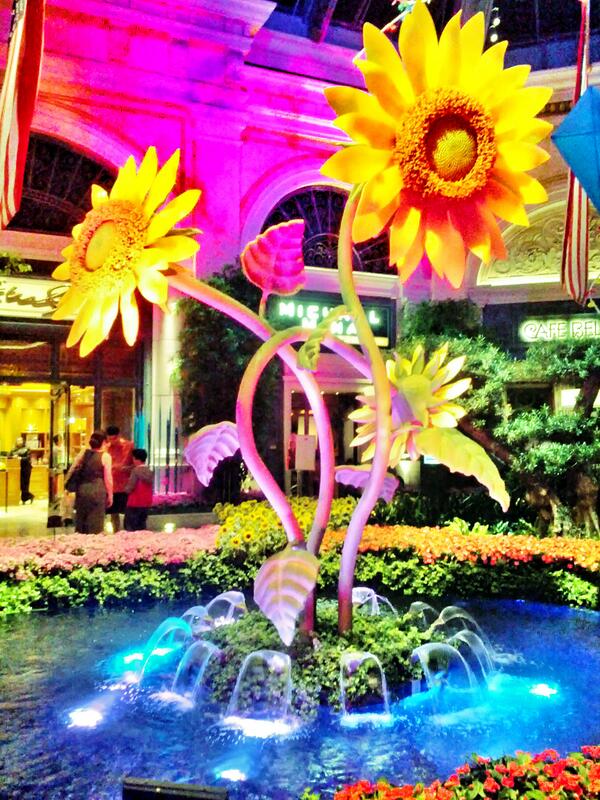 deibnitz's tweet photo. Todavía más #vegas #bellagio #flowers http://t.co/Yqq4SvgSqX