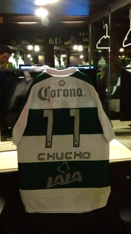 ClubSantos's tweet photo. El lugar de Christian Benítez en el vestidor de los #Guerreros! http://t.co/swOiVXPz9N