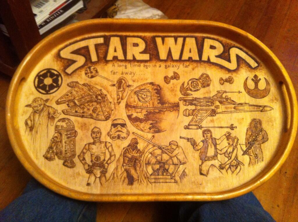 star wars lap tray