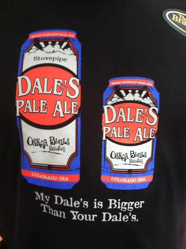 OBFlorida's tweet photo. My Dale's is Bigger Than Your Dale's. 19.2 oz. #crafterbeer #wazoo #WaZooBeer Come see the bigness. http://t.co/iNMe8GcGWS