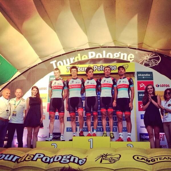 henri1001's tweet photo. “@Tour_de_Pologne: riders win the classification for the best team of the 70th Tour de Pologne. Congratulations! http://t.co/wTkjzOjKLf”