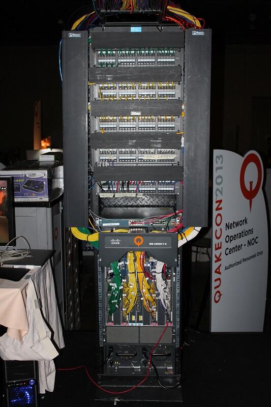 GameFrontCom's tweet image. ...and let's not forget that servers are only as good as the switches they're attached to. #QuakeCon2013