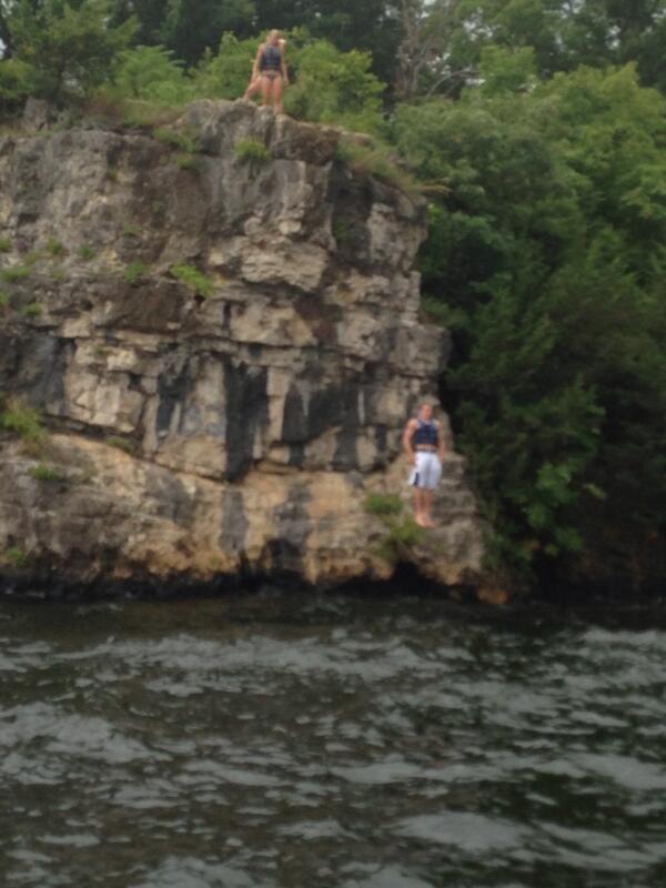 Lake Of The Ozarks Cliff Jumping Map Mark Senden On Twitter: "Cliff Jumping On Lake If The Ozarks #Missouri  #40Feet #Funashell Http://T.co/4Ykd7Cnguv" / Twitter