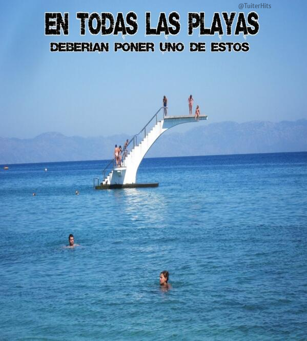 TuiterHits's tweet photo. Tendrían que poner de estos en las playas http://t.co/2H8Mgvv6Wr