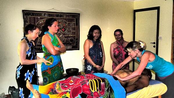 LearnLomiLomi's tweet photo. Teaching Lomi Lomi to wonderful students - 2012 http://t.co/QDNDG9B72v