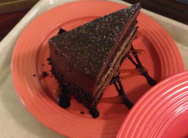 [A] Missed cake so much in Italy, [J] and I had to seek some out today on our mini-break. #Disneyland #sparkle