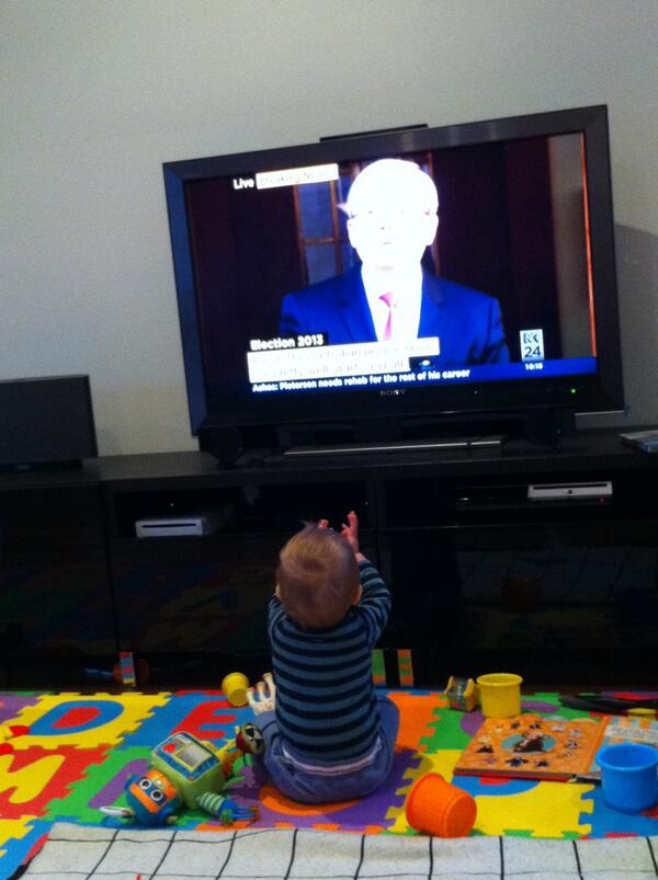 My son Harry is as happy as I am that the PM has called the election #ausvotes #auspol #makeitlake
