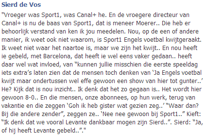 voetbalzonenl's tweet photo. Sierd de Vos, terug van weggeweest... #barlev http://t.co/Hw6l8L5AAT