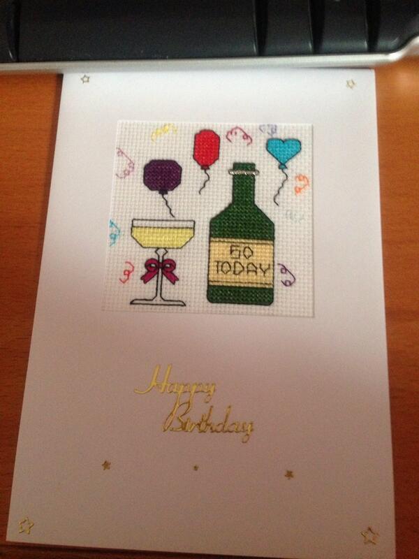 50th birthday card I made x