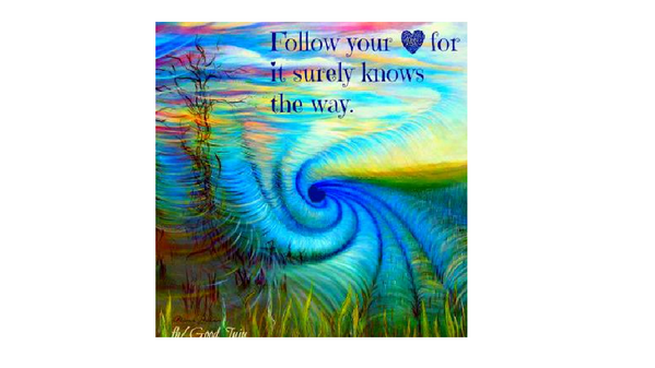 elaineborlace's tweet image. Follow your heart for it surely knows the way
-Cecilia Hanna 
See photo for painting 
#Happiness  #happywithin #quote
